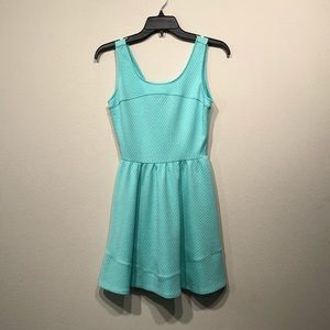Aqua Mint Green Sleeveless Mini Dress Size S